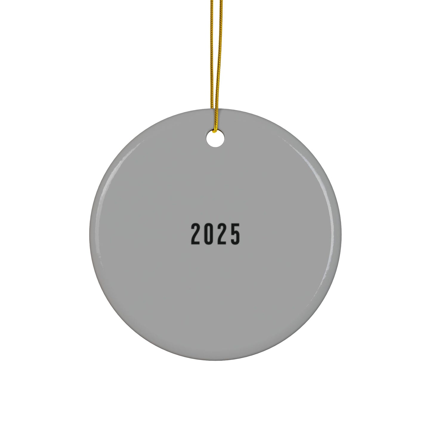 Dinosaur Holiday Ornaments Letter F 2025 , Customizable Ceramic Decor, Unique Tree Decorations, Christmas Gifts, Eco-Friendly Ornaments