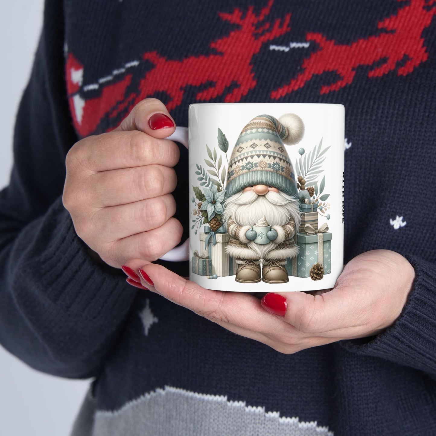 Hopeful Mornings Ceramic Mug | Inspirational Coffee Cup, Gift for Friends, Tea Lovers, Self-Care, Home Decor