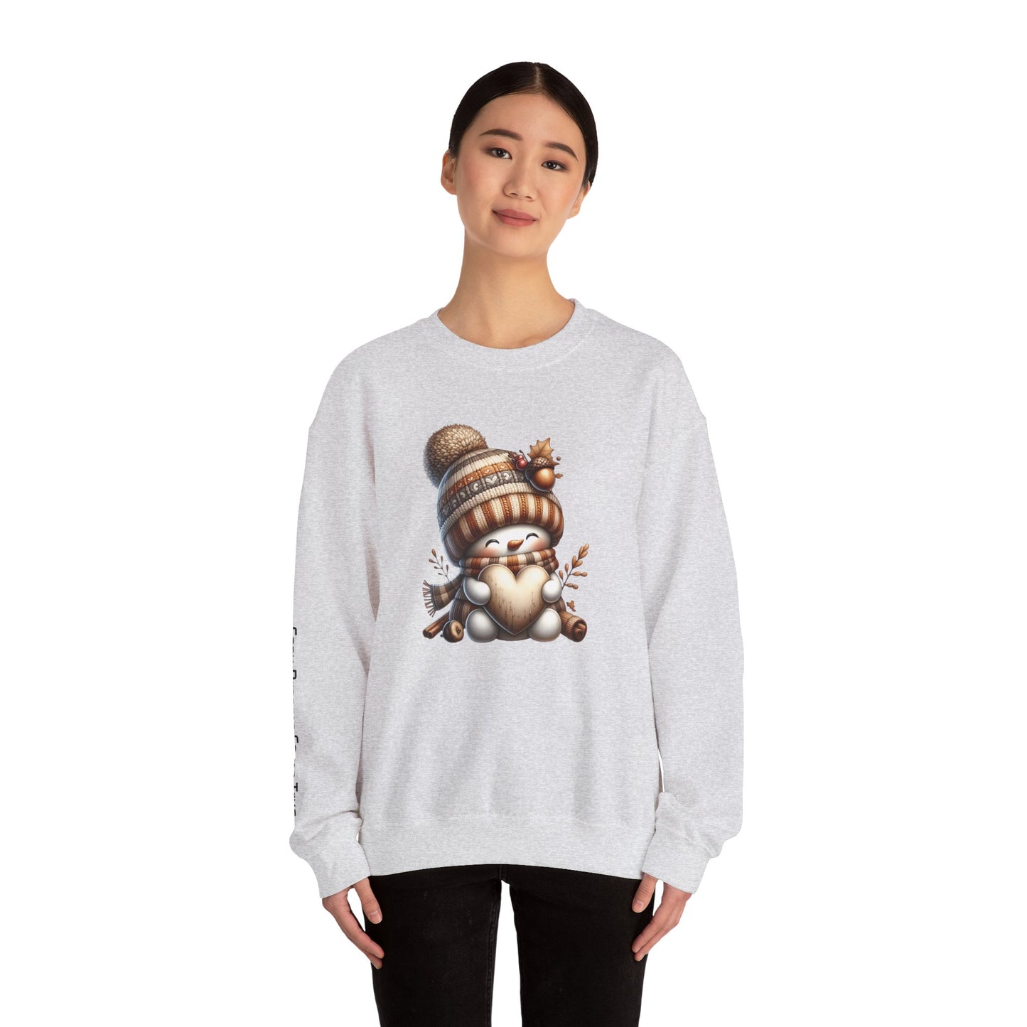 Cozy Dreams Come True Snowman Sweatshirt | Winter Comfort Crewneck, Adorable Holiday Gift, Unisex Seasonal Style
