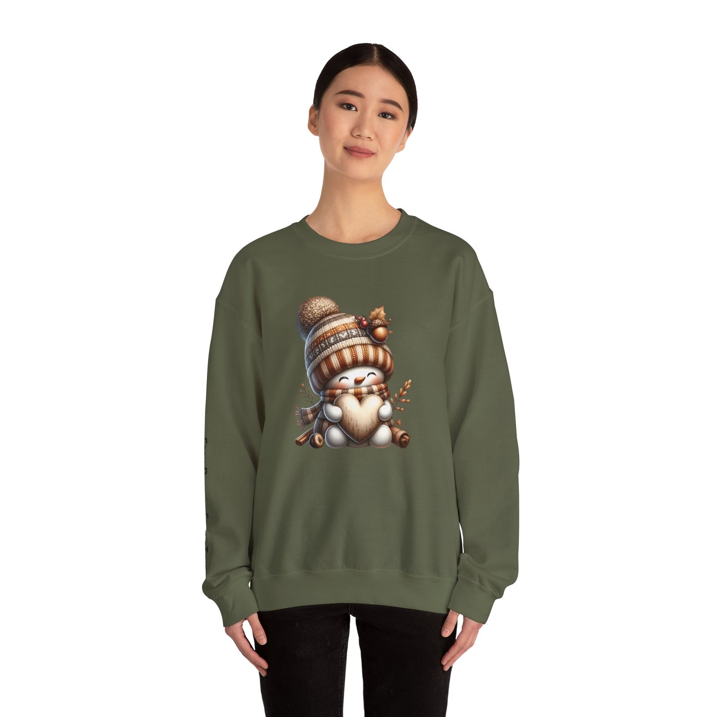 Cozy Dreams Come True Snowman Sweatshirt | Winter Comfort Crewneck, Adorable Holiday Gift, Unisex Seasonal Style