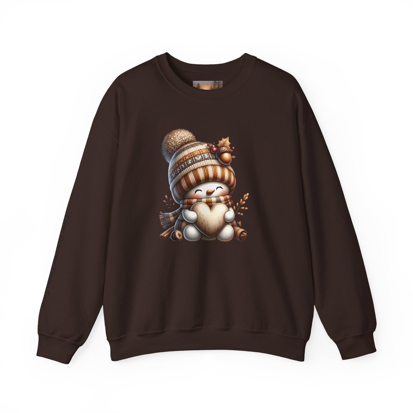 Cozy Dreams Come True Snowman Sweatshirt | Winter Comfort Crewneck, Adorable Holiday Gift, Unisex Seasonal Style