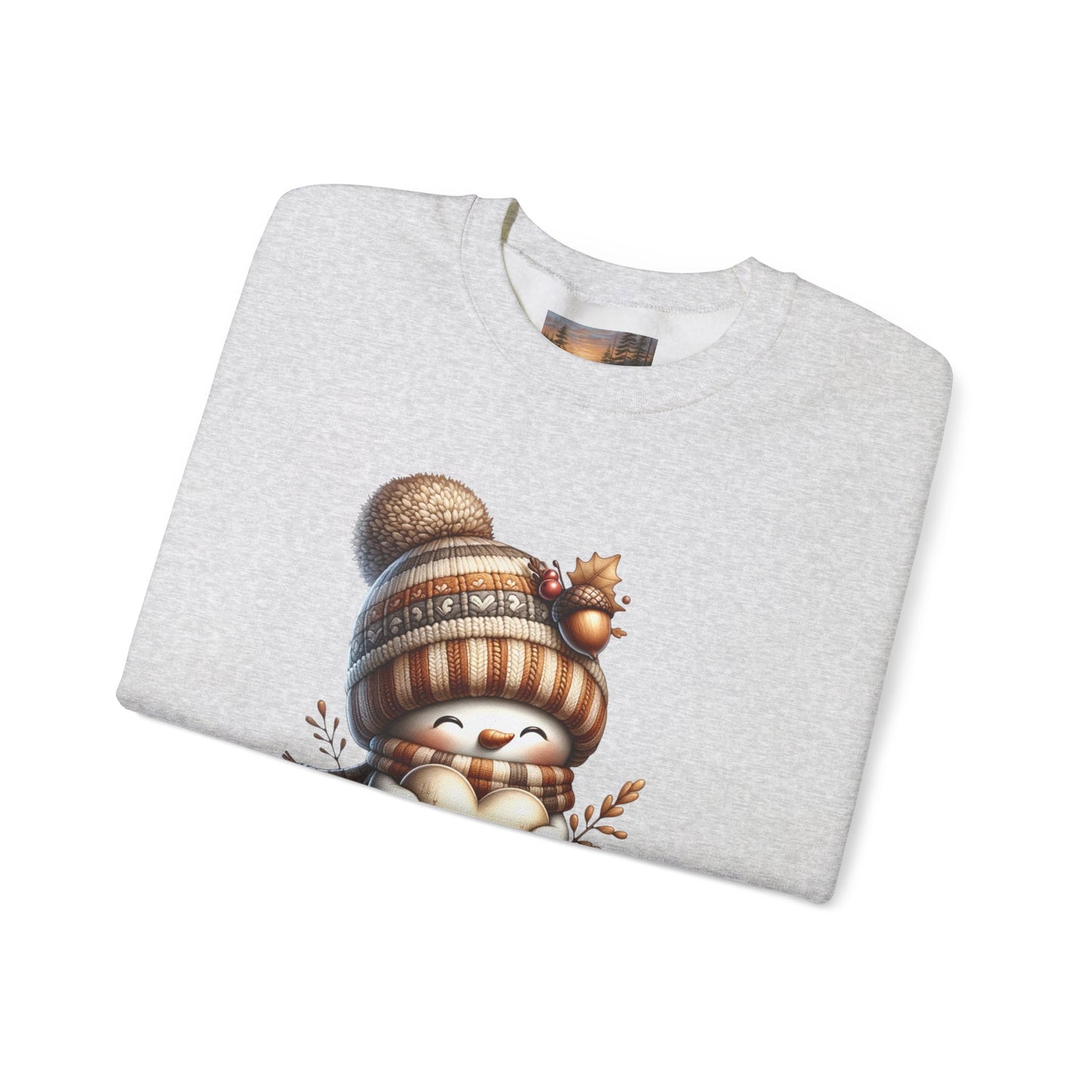 Cozy Dreams Come True Snowman Sweatshirt | Winter Comfort Crewneck, Adorable Holiday Gift, Unisex Seasonal Style