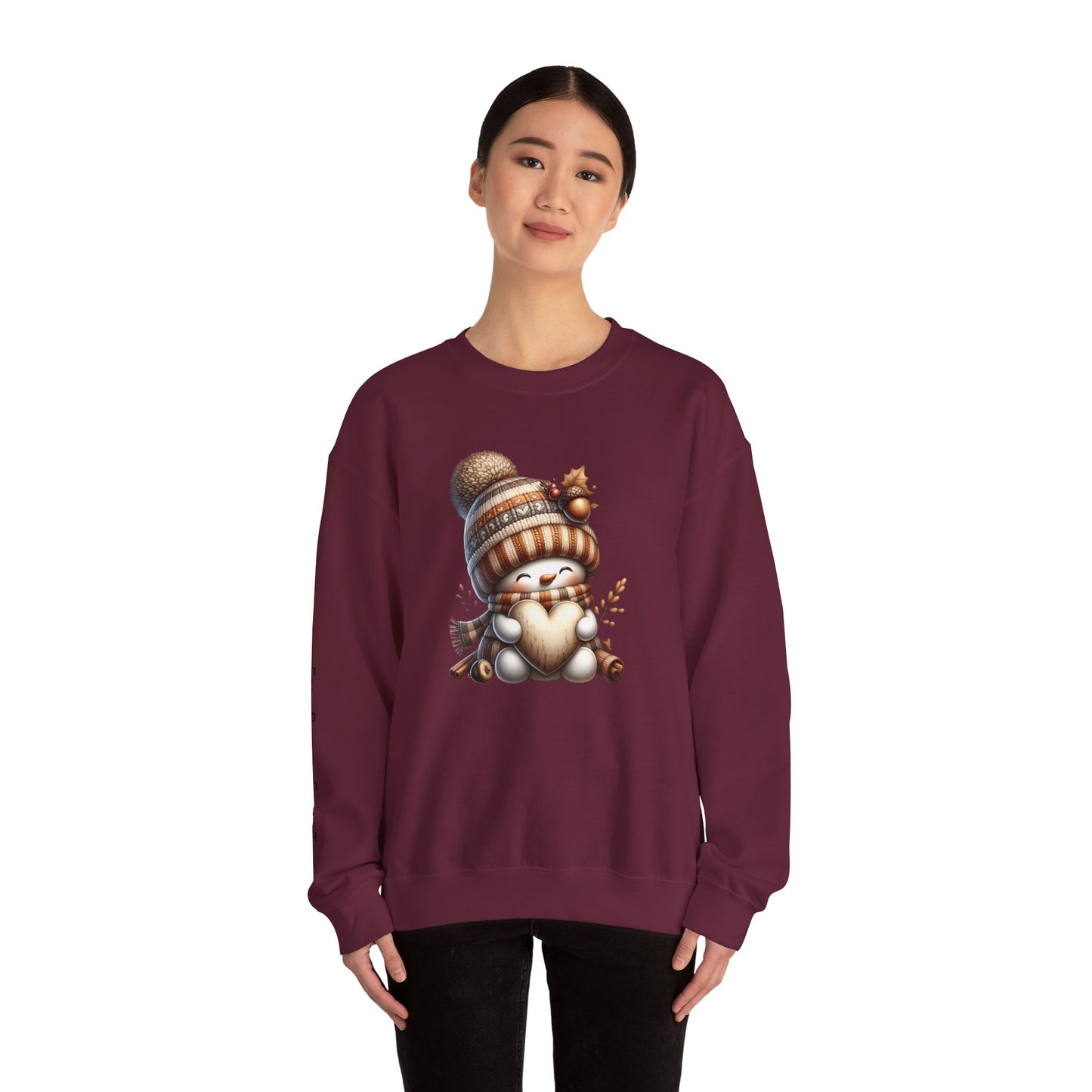 Cozy Dreams Come True Snowman Sweatshirt | Winter Comfort Crewneck, Adorable Holiday Gift, Unisex Seasonal Style
