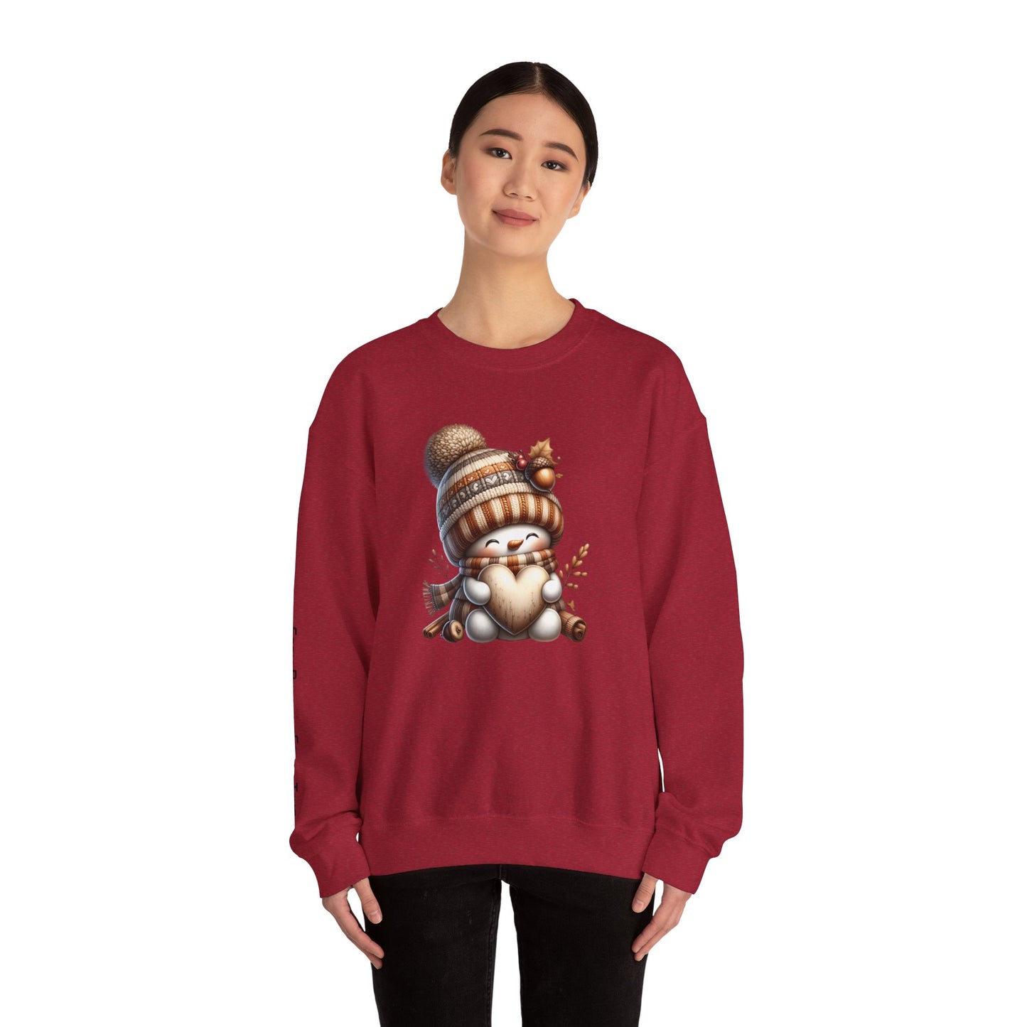 Cozy Dreams Come True Snowman Sweatshirt | Winter Comfort Crewneck, Adorable Holiday Gift, Unisex Seasonal Style