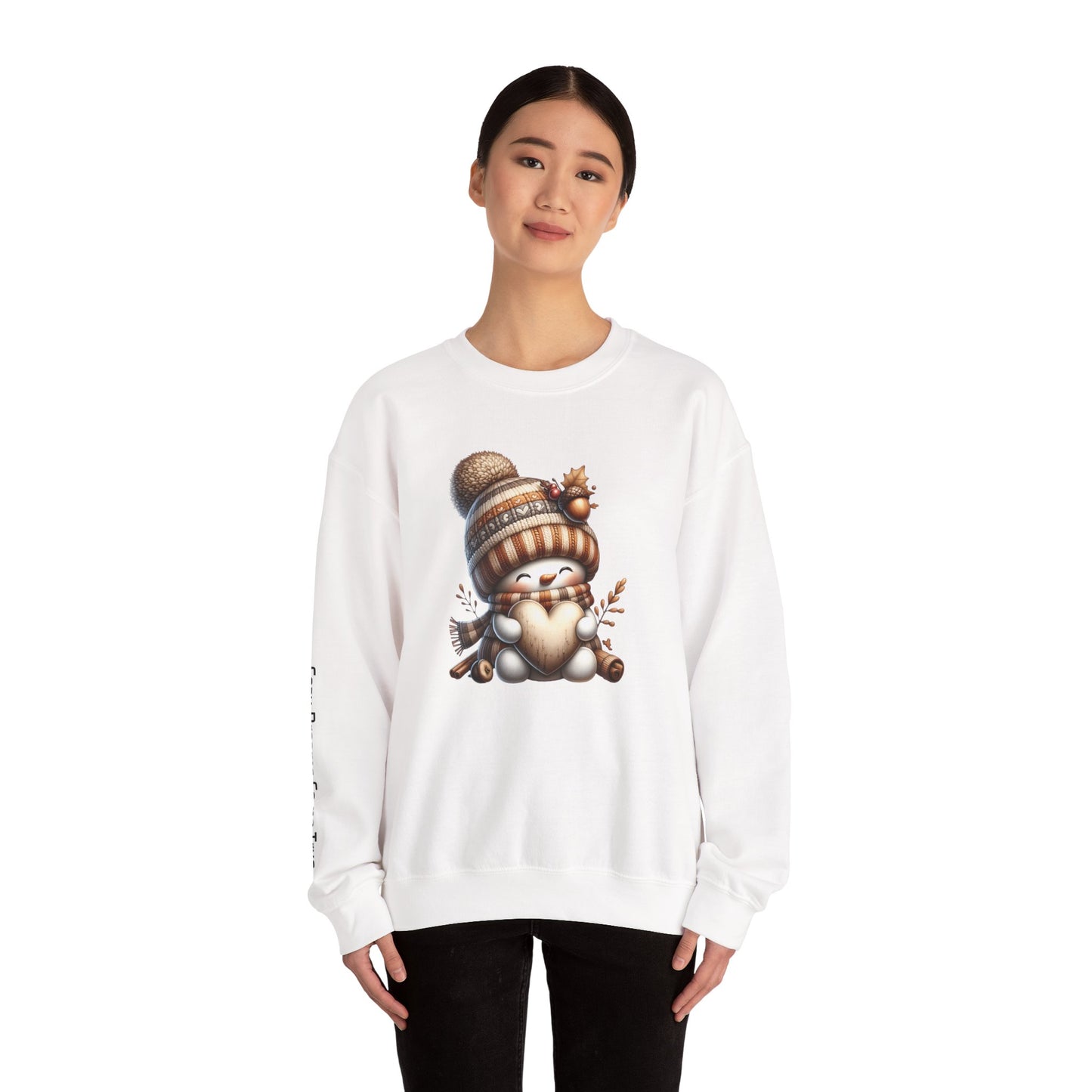 Cozy Dreams Come True Snowman Sweatshirt | Winter Comfort Crewneck, Adorable Holiday Gift, Unisex Seasonal Style