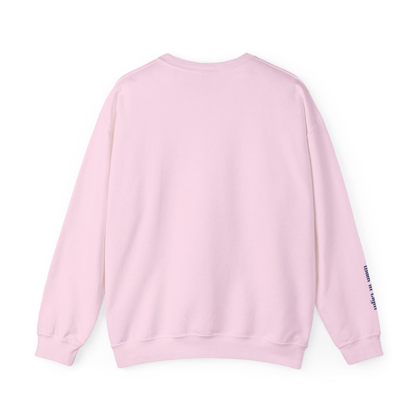 Oh Christmas Tree Sweatshirt | Walk in Light Holiday Sweatshirt with Golden Bells Sleeve, Gildan 18000